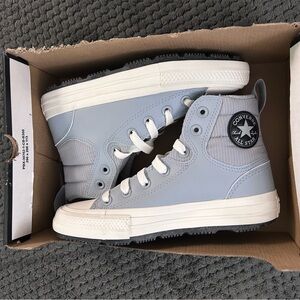 Converse CTAS Berkshire Hi Sneakers, Unisex Men’s 4 Women’s 6, Heirloom Silver